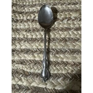 Vintage Moss Rose Teaspoon Floral Ornate Flatware Replacement Tableware Dining